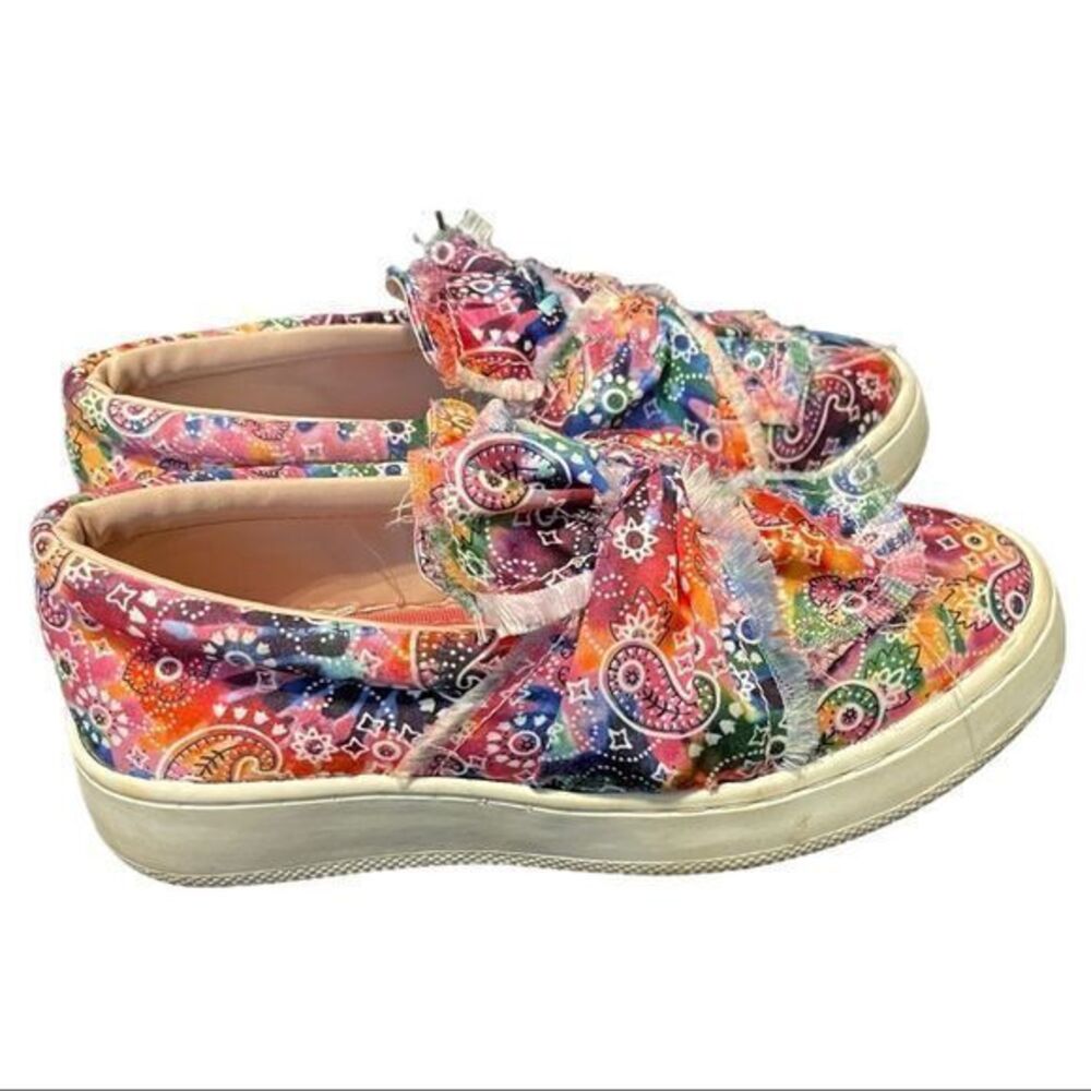 Steve Madden Kids Low Top Slip On Sneakers Multicolor Size 1M